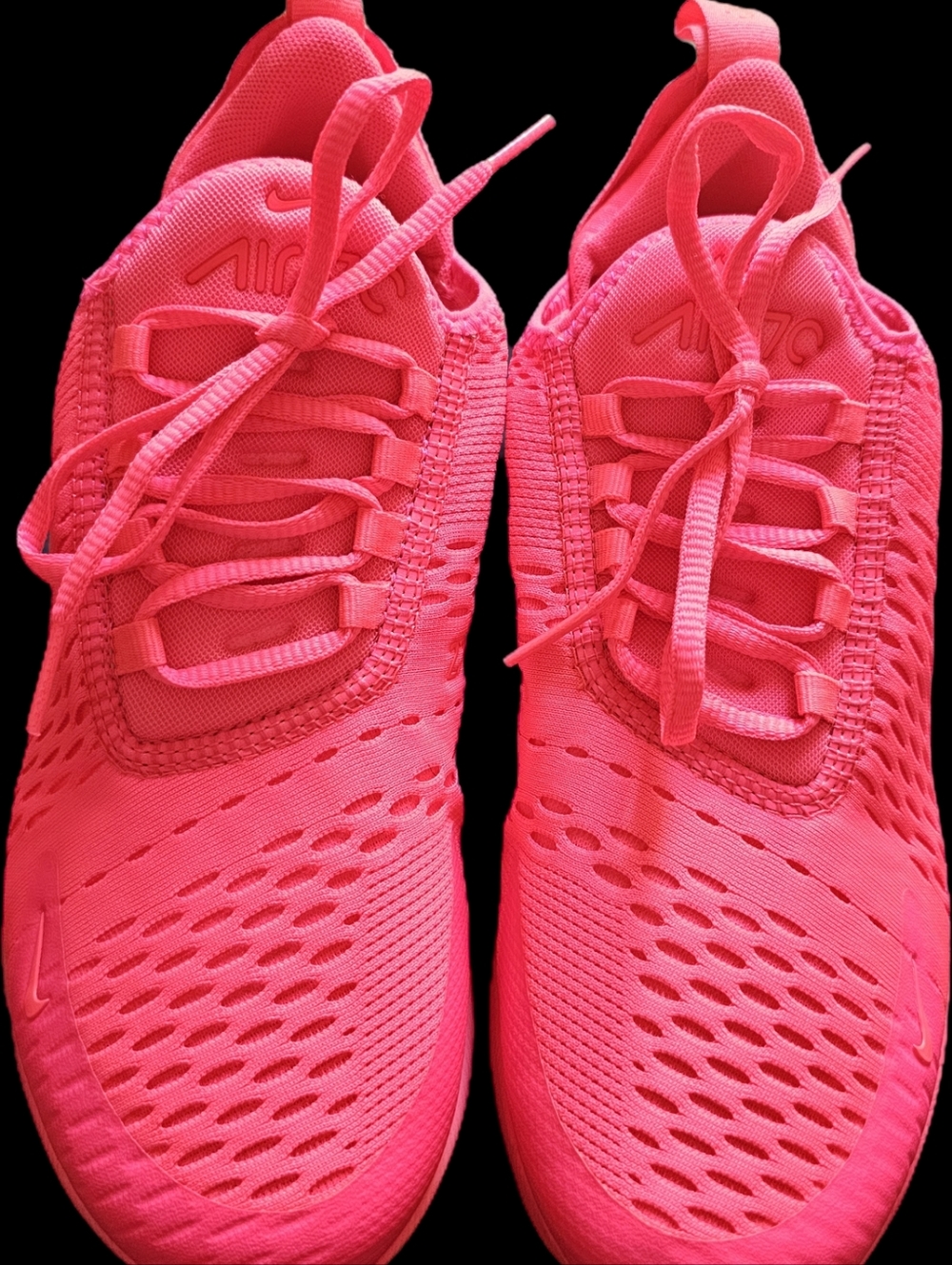 Nike Air Max 270 Neon Pink Sneaker Shoe Sz 8 - Picture 4 of 11